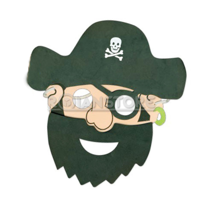 Elementos para Representación Dactic Mascara Pirata Goma Eva Unidad