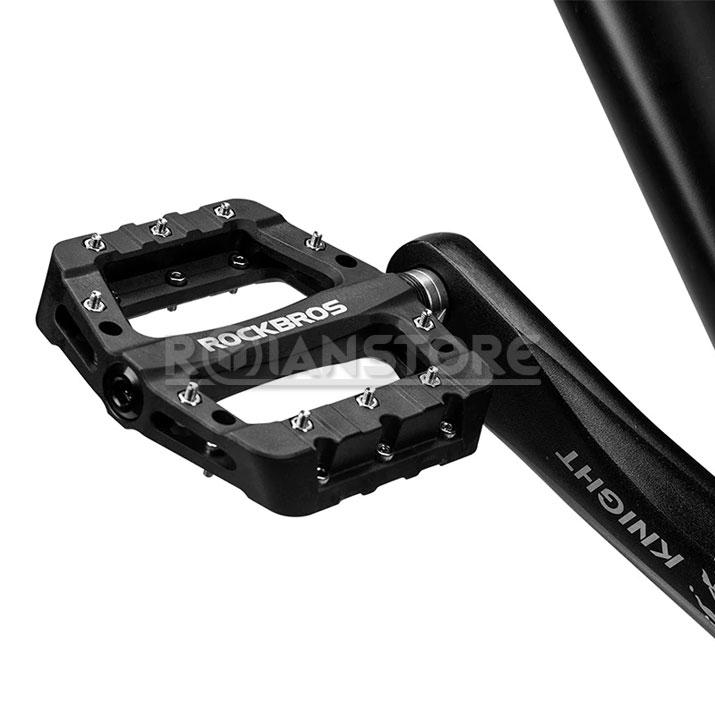 Pedales Rockbros Bicicleta Mtb Bmx Enduro Downhill Negro