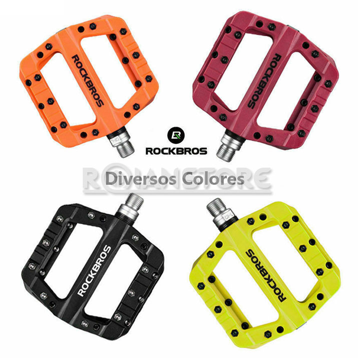 Pedales Rockbros Bicicleta Mtb Bmx Enduro Downhill Negro