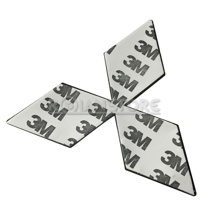 Emblema Logo Mitsubishi Color Rojo 12.5 cm