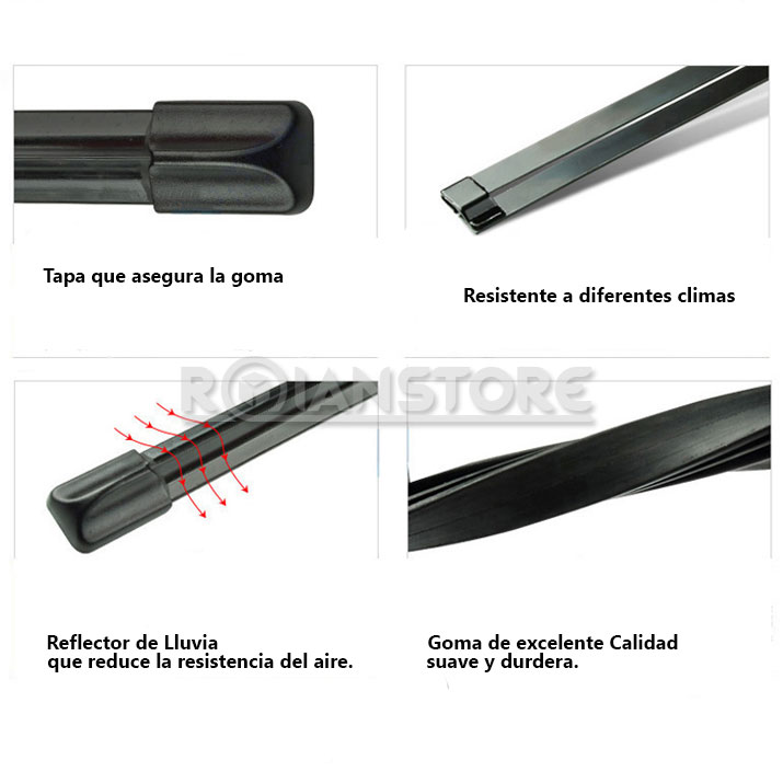 Plumillas Set Limpiaparabrisas Mercedes Benz A CLA 2013 - 15