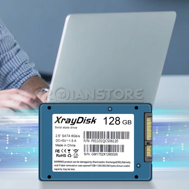 Disco Duro Solido SSD 128 GB Sata III 550 MB/s 2.5"