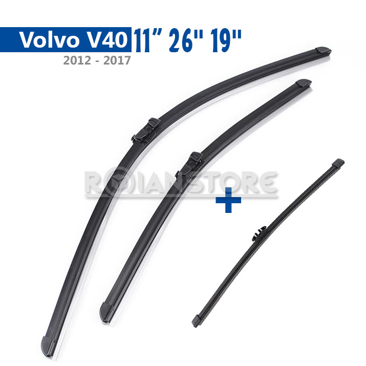 Plumilla x3 Limpiaparabrisas Volvo V40 26-19-11 2012 - 2017