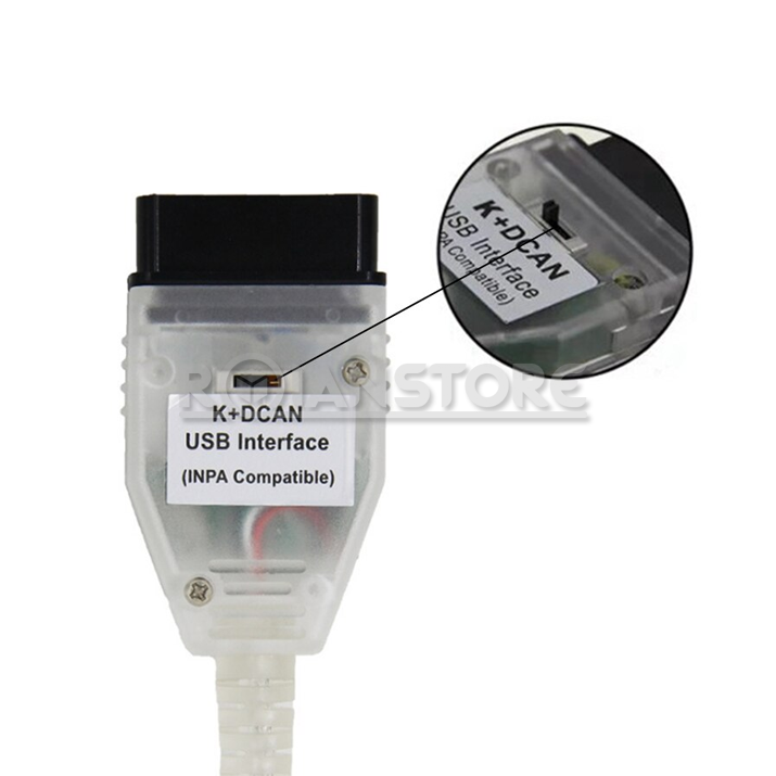 Scanner OBD2 BMW INPA K+DCAN D CAN Chip FT232RL